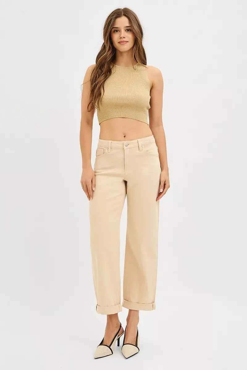 RISEN Tummy Control Mid Rise Ankle Barrel Relaxed Baggy 6695564a-adfa-4658-a26e-c081090fc88f-Max-Origin