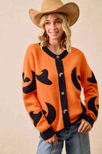 BiBi Halloween Witch Hat Moon Bat Artwork Cardigan 66a030dec8be429db768517c7bda3876-Max-Origin