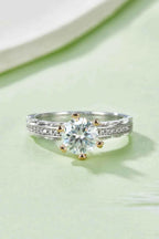 1 Carat Moissanite 925 Sterling Silver Ring 66c37592-d7d1-492a-8847-04c357532175-Max