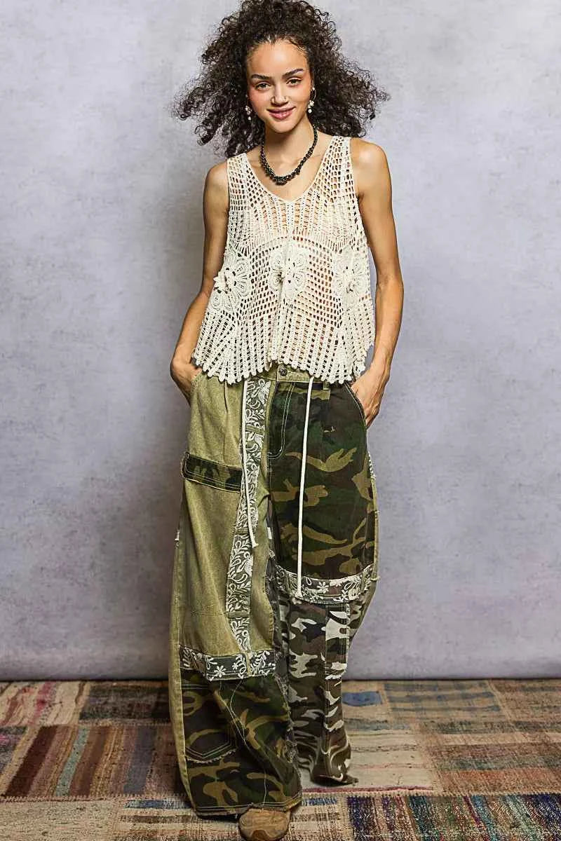 POL Openwork V-Neck Crochet Tank 66f12add-53fe-4b22-8759-c3fd62a728d5-Max-Origin