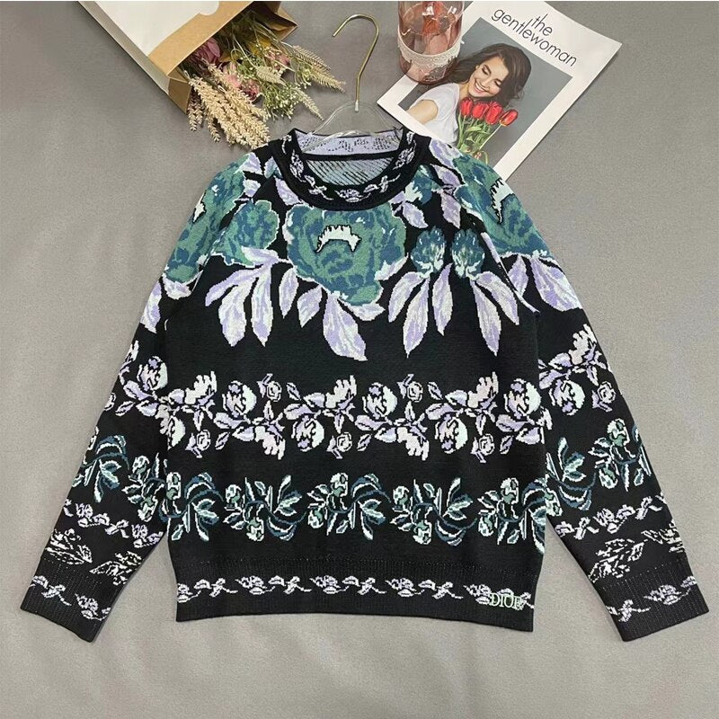 The Floral Crochet-Detail Wool Sweater Black 670306F9502CDA2CAD58697F53C43B0B_ad63e0ec-9451-4a3f-9844-3e56e111389a
