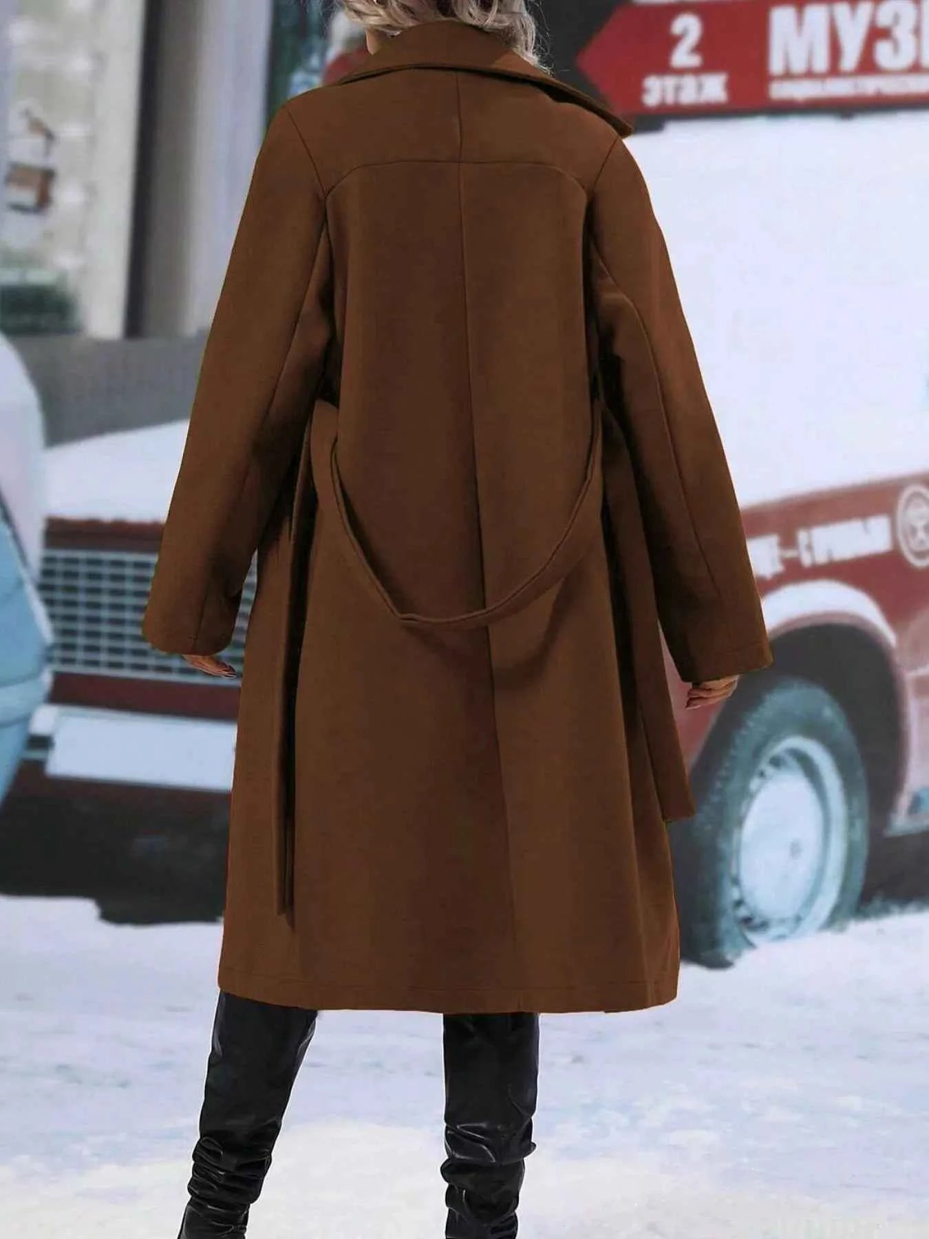 Double-Breasted Tie Waist Coat 6703b2ab-69e1-4d82-af49-b31cc4042790-Max-Origin