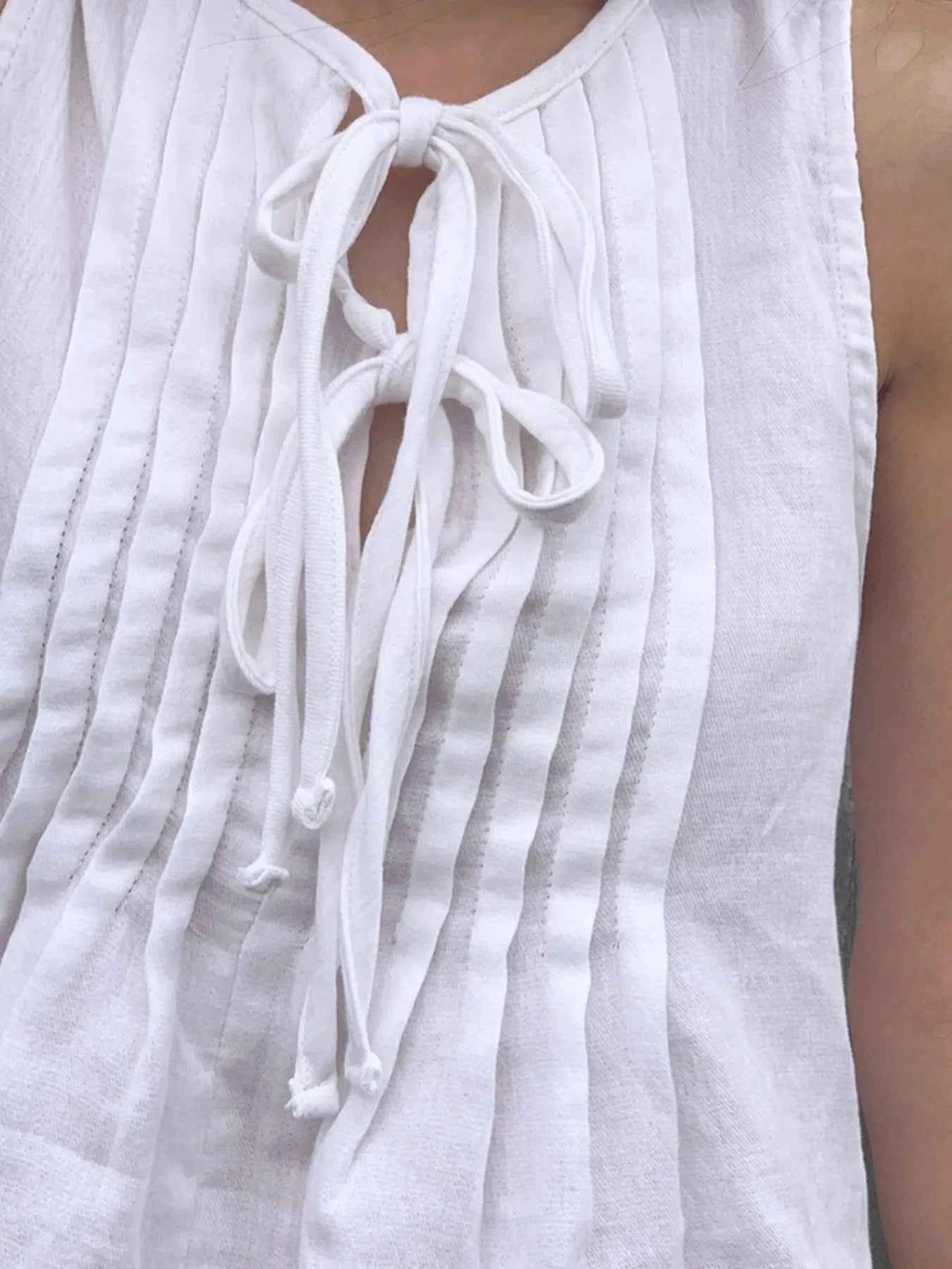 Tie-Front Sleeveless Summer Blouse 671e1340-b0fc-437a-af61-938bae68ccc0-Max-Origin