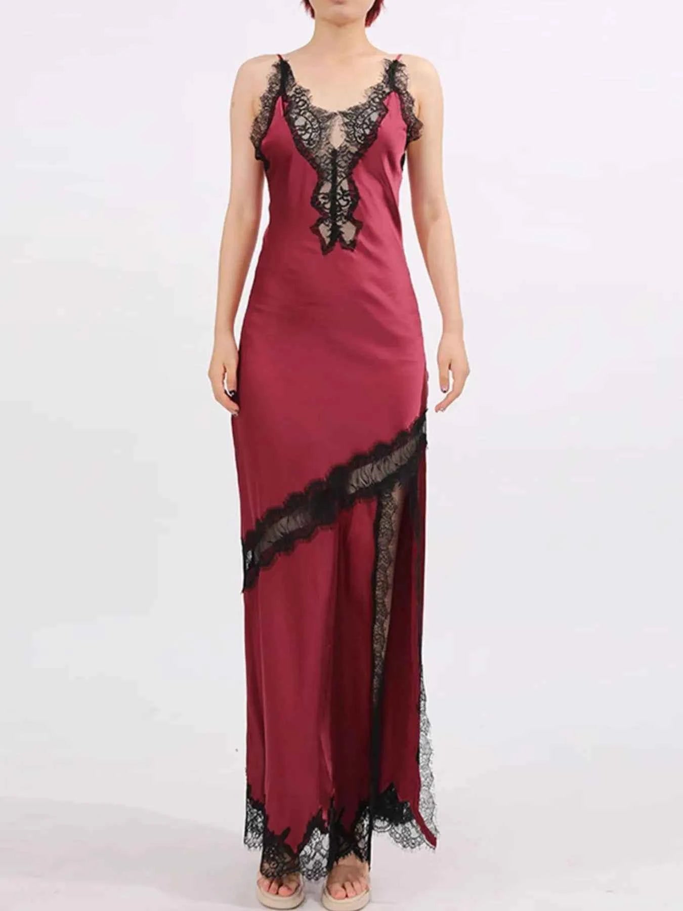 Slit Lace Detail Maxi Cami Dress 6752d760-7a86-449d-bebc-e0b74ed4f6fe-Max-Origin