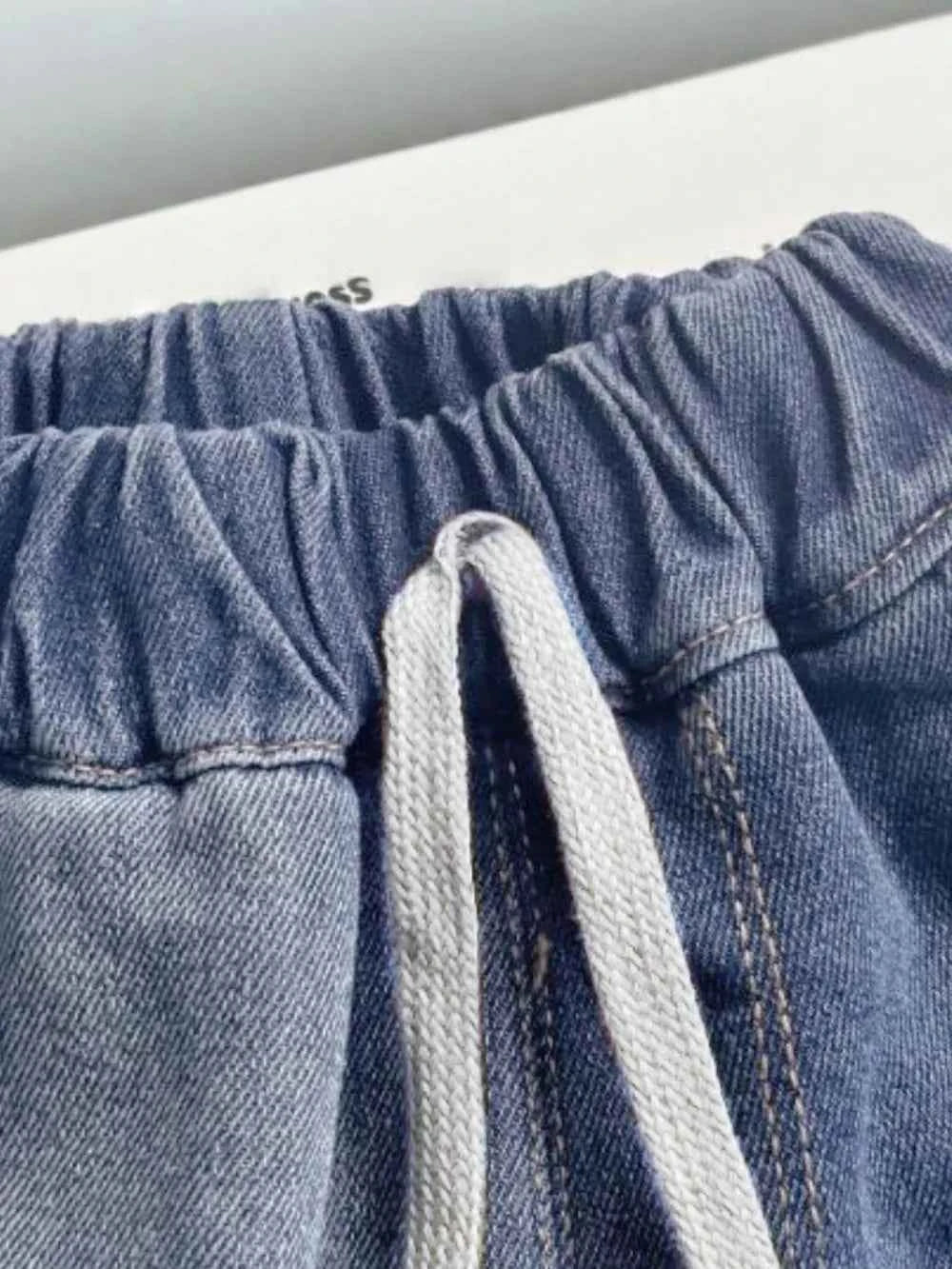 Collared Neck Button Up Top and Shorts Denim Set 6774ffe4-617b-4464-a46c-b095b7650087-Max