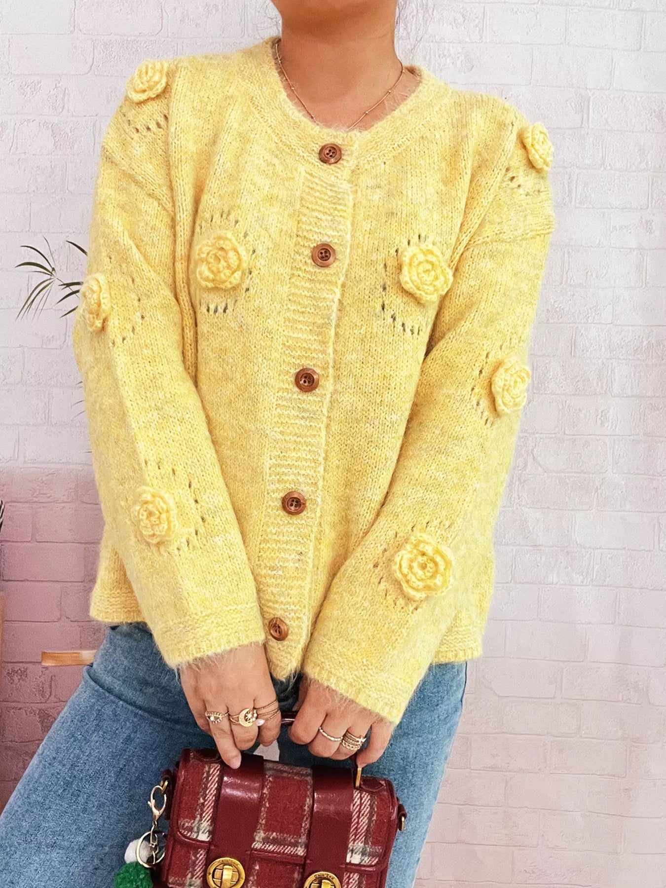 Flower Button-Up Cardigan 677e74c57b4c451e8442ea54d6db44de-Max-Origin