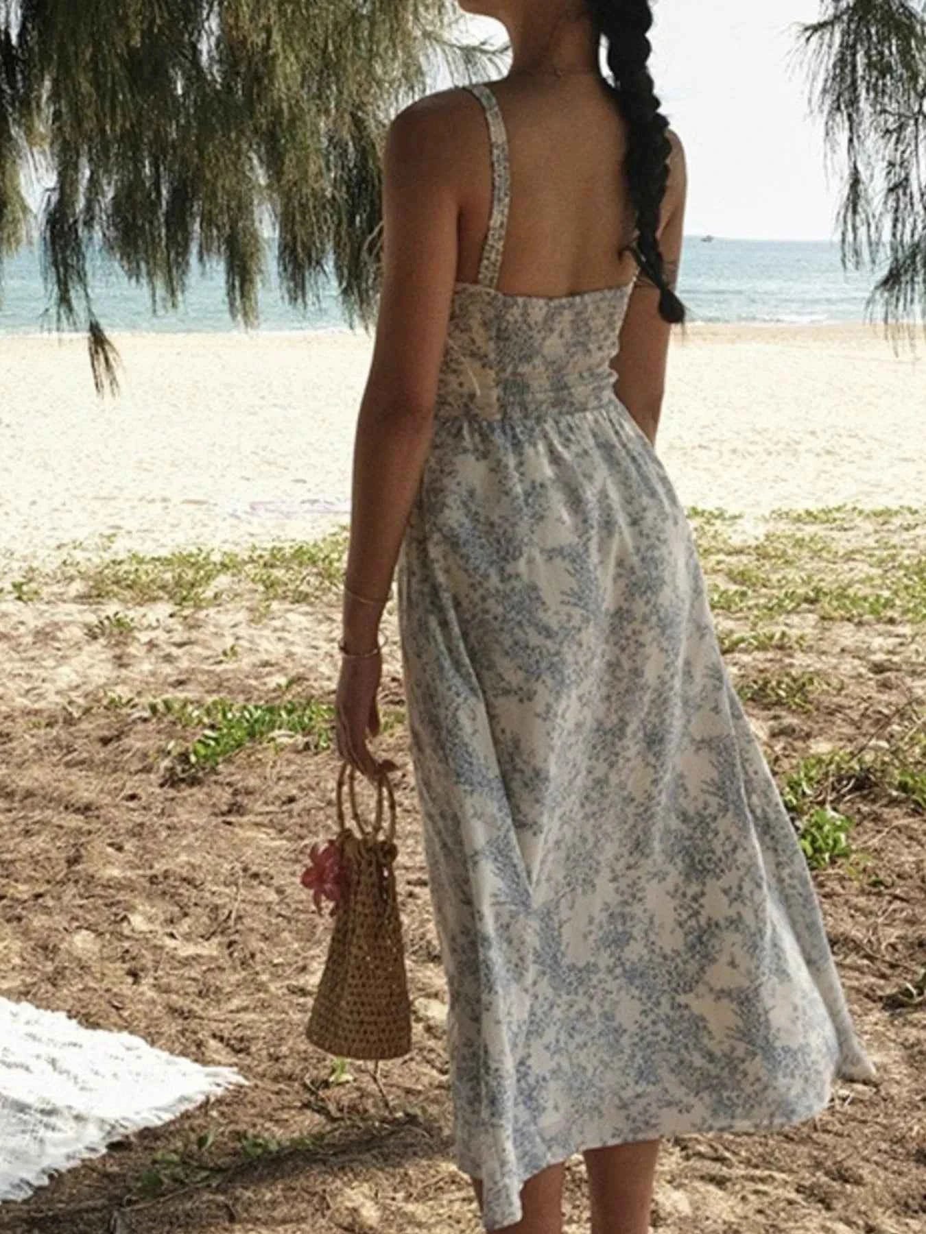 Floral Print Midi Cami Dress 67944f4a-a4ef-4e67-8647-d0515ea0d272-Max-Origin