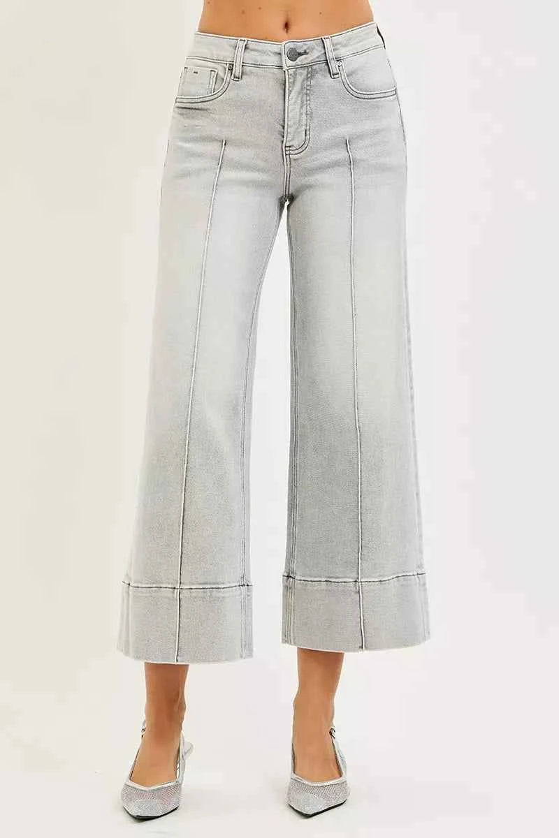 RISEN Tummy Control Mid Rise Crop Wide Pintuck Front Jeans 67a09e6c5d84428690f03ab82f4dbbba-Max-Origin