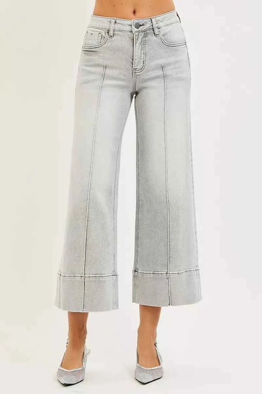 RISEN Tummy Control Mid Rise Crop Wide Pintuck Front Jeans 67a09e6c5d84428690f03ab82f4dbbba-Max-Origin