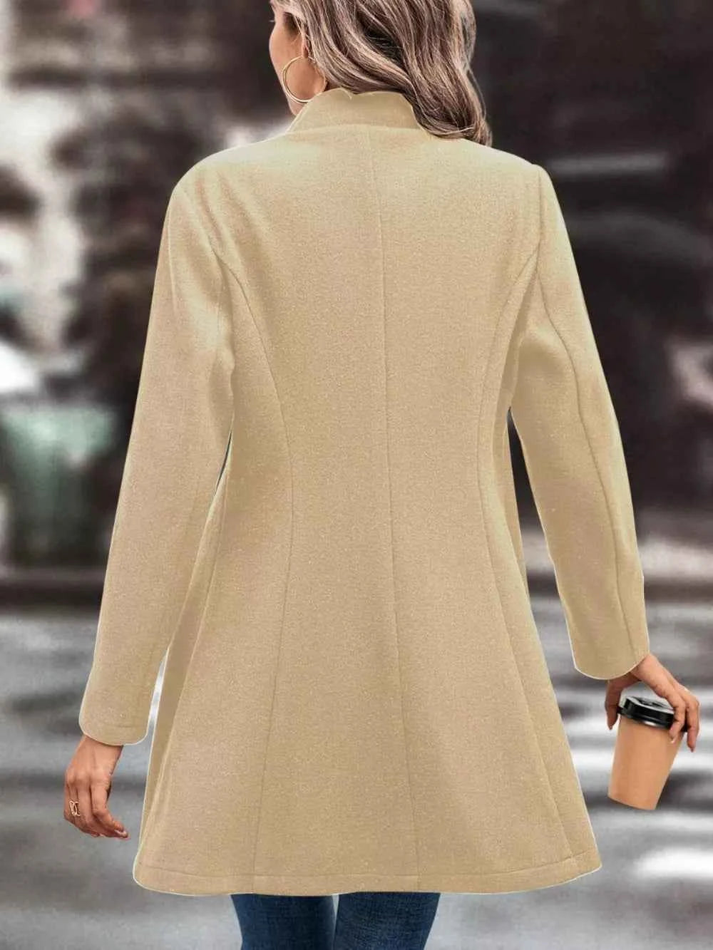 Button Up Longline Coat 67a4ee52-5d2e-4ffb-a25b-17f566344874-Max