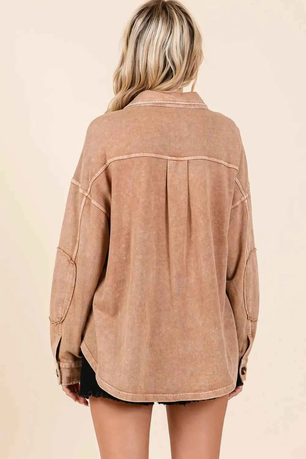 Mittoshop Mineral Wash French Terry Elbow Patch Shacket 67b20ab7-f769-4a58-b47b-18e30fcfc9b1-Max