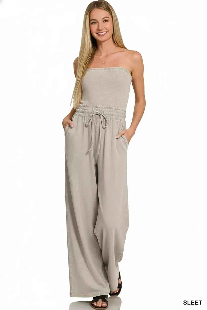 Zenana Acid Washed Strapless Tube Top Jumpsuit 67c4a67b-4bcd-4f46-a66e-4a6e28e59ba3-Max-Origin