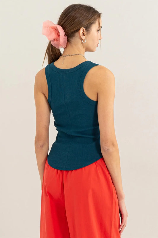 HYFVE Ribbed Scoop Neck Racerback Tank 67ce7172-1308-41f3-9fa9-d8391feaa4ee-Max