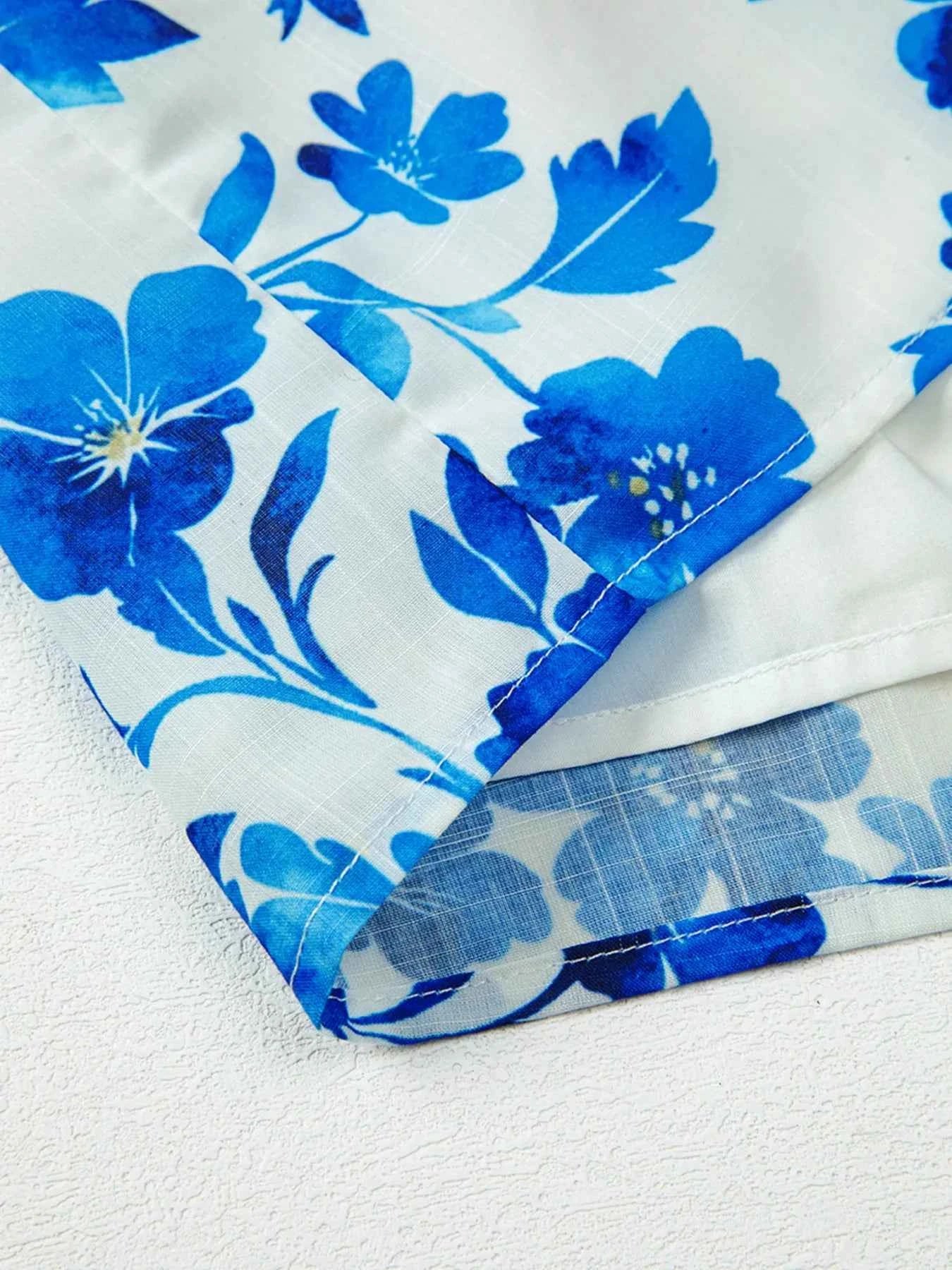 Floral Long Sleeve Tie Neck Blouse 67d66ccb624d42198ddcec3801db03cf-Max-Origin