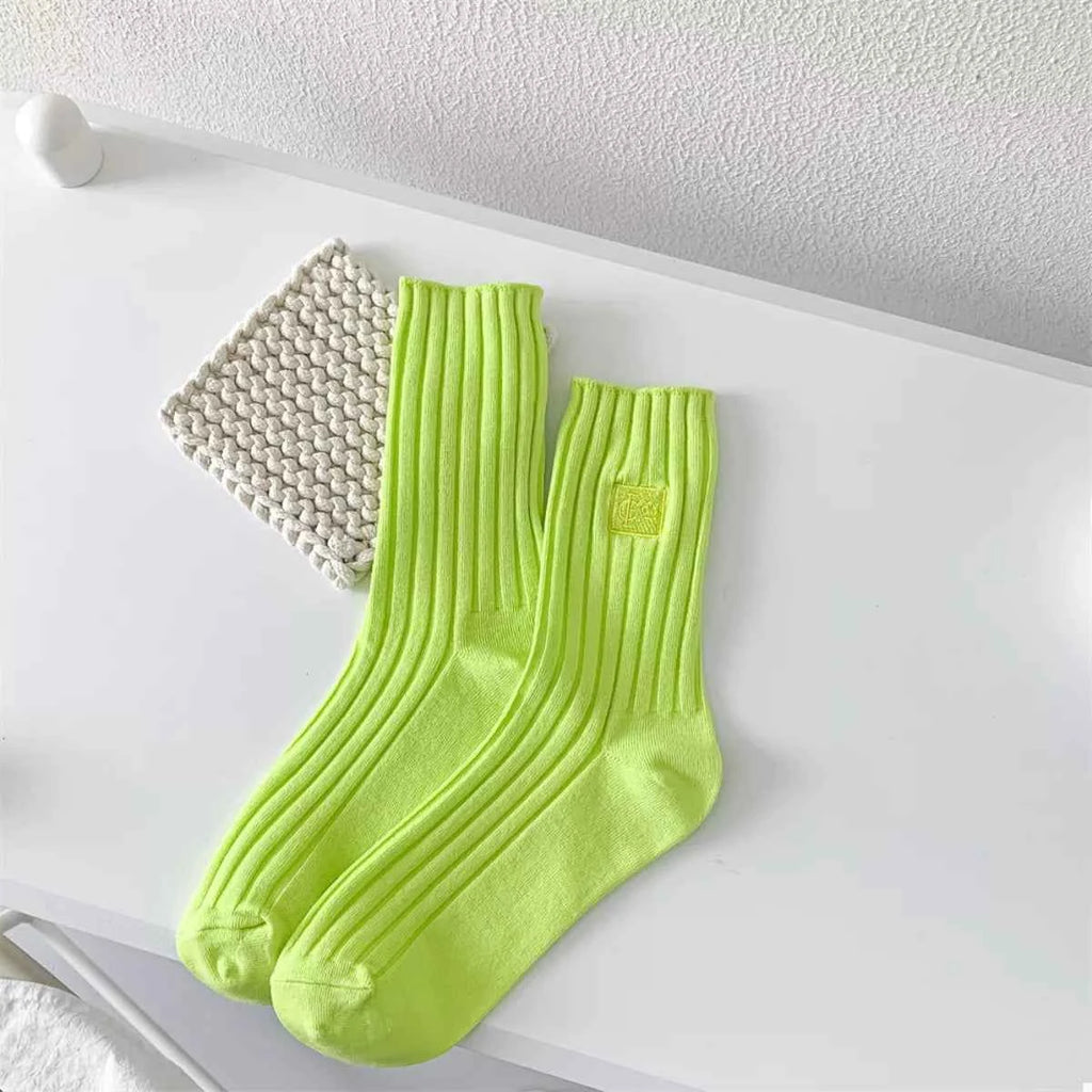 Breathable Ribbed Knit Crew Socks 67f6717f-cf34-4fa8-8e81-2afcf1c53a6c-Max-Origin