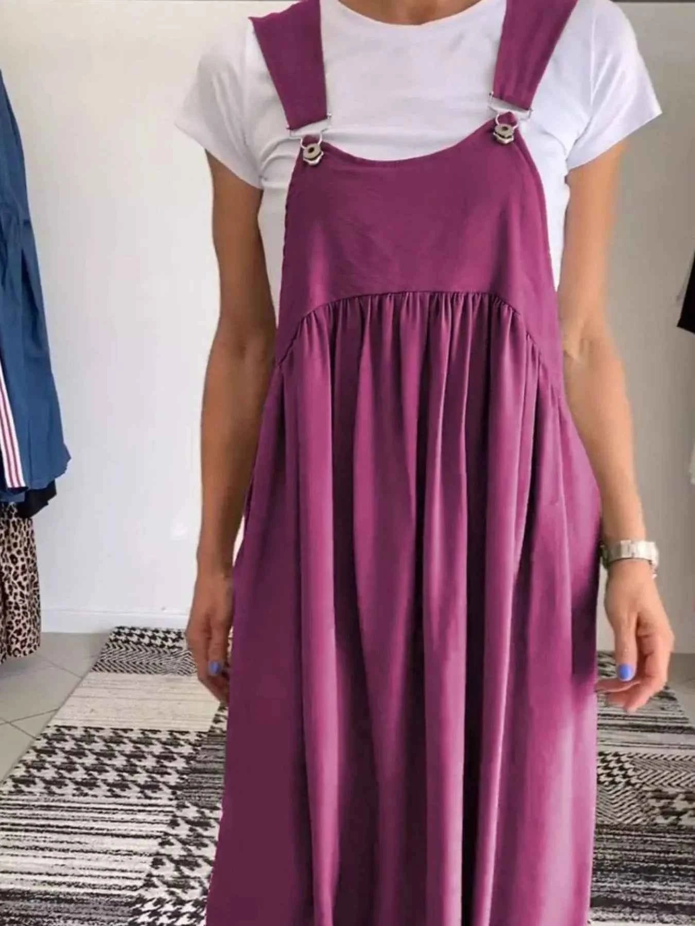 Full Size Ruched Wide Strap Overall Maxi Dress Plus Size Fuchsia 67fddaa8-7b46-4af5-bf18-40028b588236-Max-Origin
