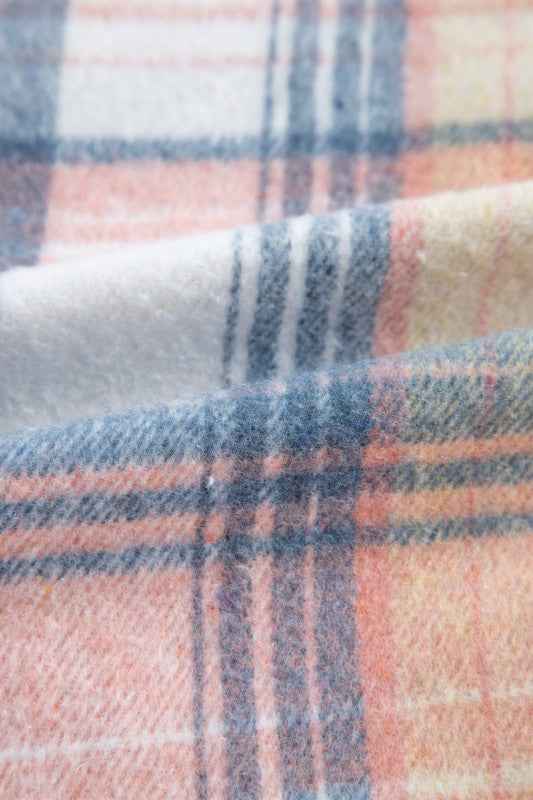 Plaid Corduroy Patchwork Pocketed Shacket 683b2584-44ee-4db0-8dd6-2f4688a90497