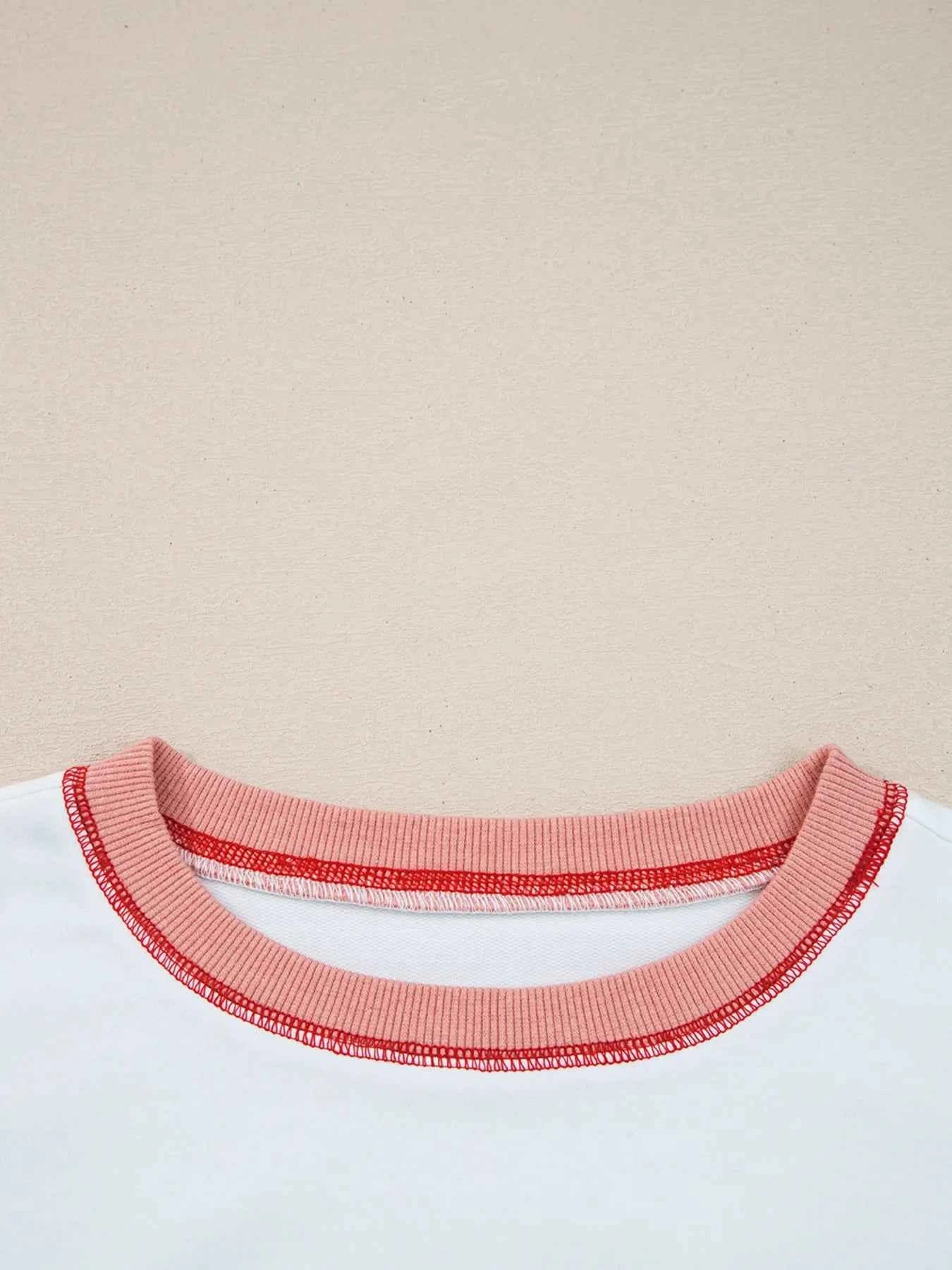Stripe Color Block Contrast Stitching Oversize Sweatshirt 684d1181bb724f27a322d9664c06518f-Max-Origin