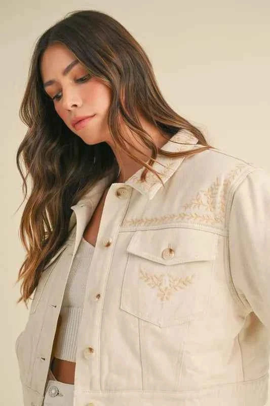 MABLE Embroidered Quilted Cropped Jacket 68604565b5754c74a1647d9daf3f90ef-Max-Origin
