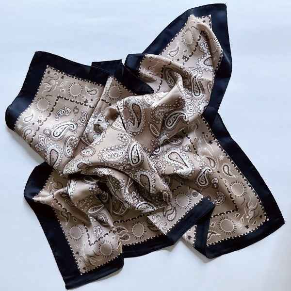 Silky Muse Satin Square Scarf - Chic Silky Scarf F 68aa1ad6-bc72-4f62-acbd-73b08640a1da