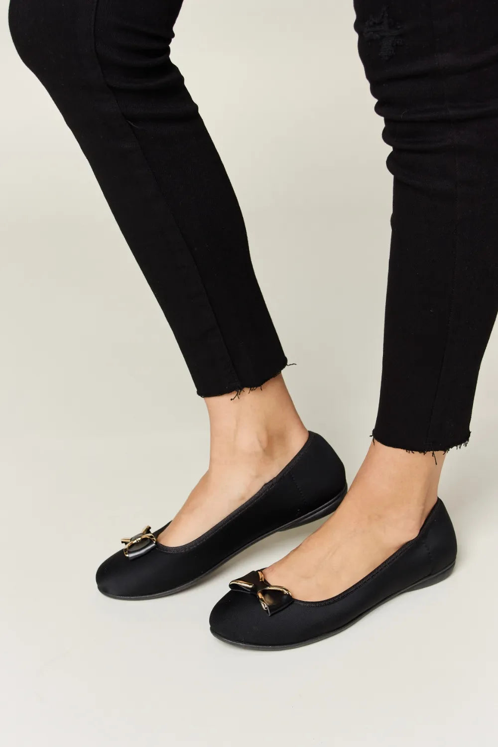 Forever Link Metal Buckle Flat Loafers 68b4b780-ab3b-400a-90c8-132baaf08b22-Max