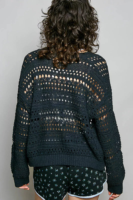 Open-Knit Floral Button Cardigan 68bbb0fd-60f9-42df-a19e-35d7f1d46c32-Max-Origin