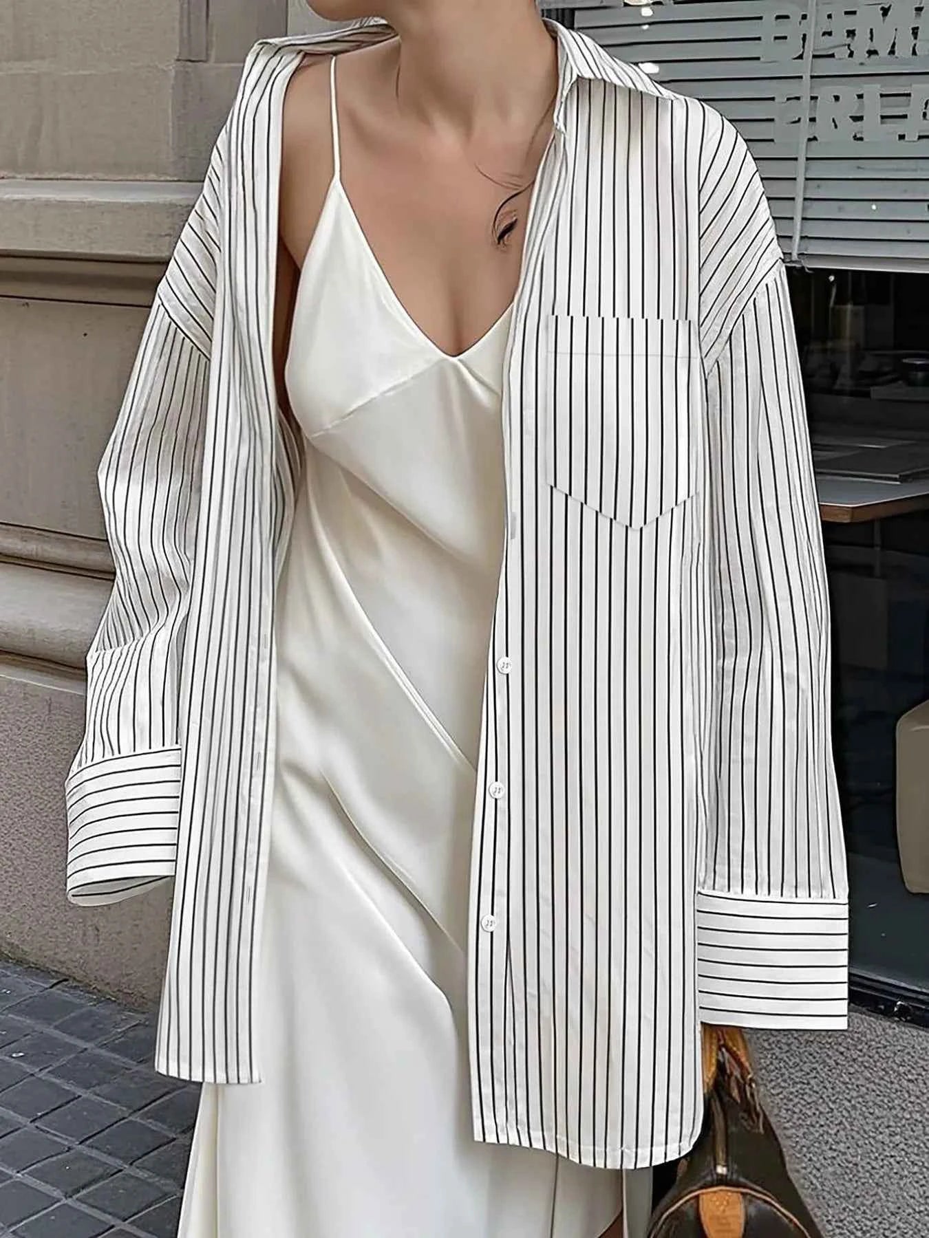 Oversized Striped Button-Down Shirt 68c5fac0-01b8-431e-9b35-6fb4a9c68c7f-Max-Origin