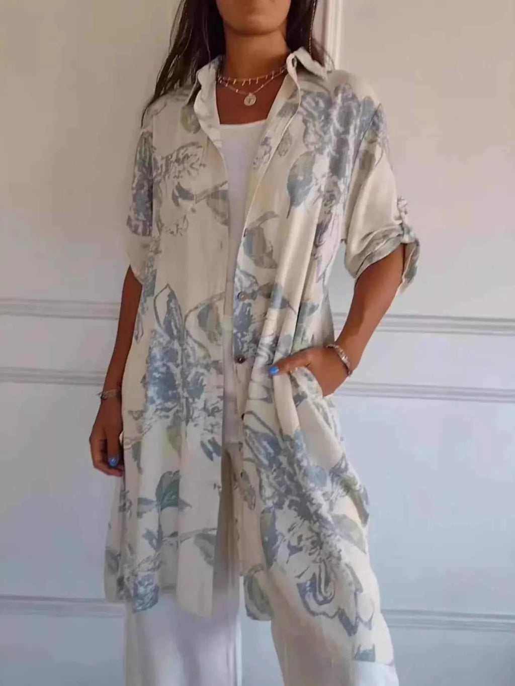Full Size Floral Print Button-Up Shirt Dress Plus Size 68d753ac9abf46d9aab4237cdabfec06-Max-Origin