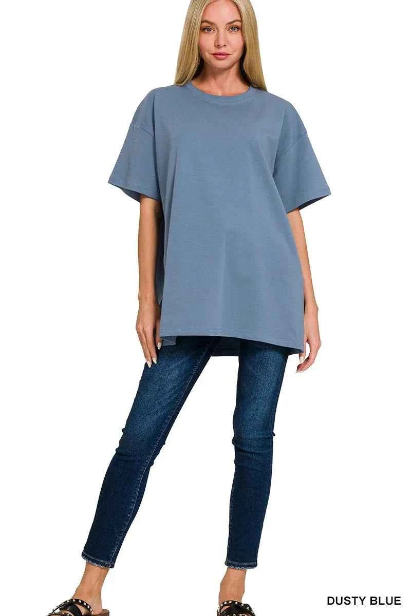 Zenana Cotton Round Neck Top & Legging Set 68deb799bf8d4b14aa7ba256a377242d-Max-Origin