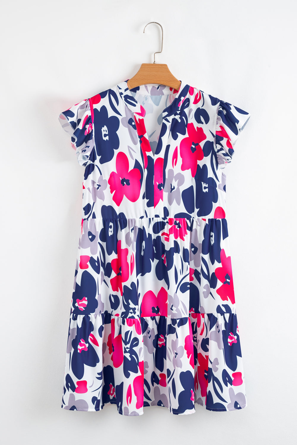Orange Floral Print Notched Neck Flutter Sleeve Mini Dress 68e352486184f5eb_3730b3f3-a5a1-40de-9dd9-e8ed69f28742