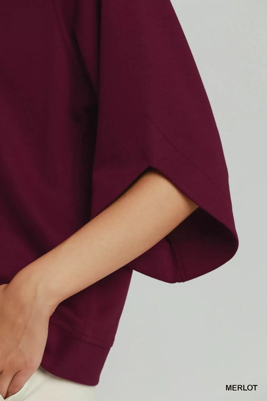 Round Hem Raglan Sleeve Top 6904232f-073f-4039-8ff0-495317566905-Max-Origin