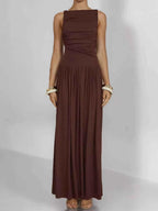 Full Size Ruched Sleeveless Maxi Dress Plus Size 694106a1db3d4ca9898b475e143d80e6-Max-Origin