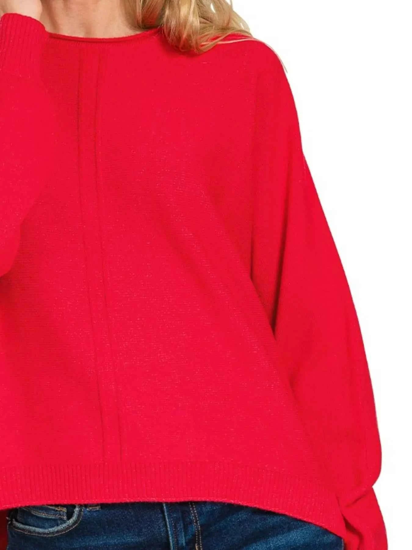 Zenana Viscose Front Seam Round-Neck Sweater 6978f7e5-9a22-41af-92e2-3f9f2ff9c194-Max-Origin