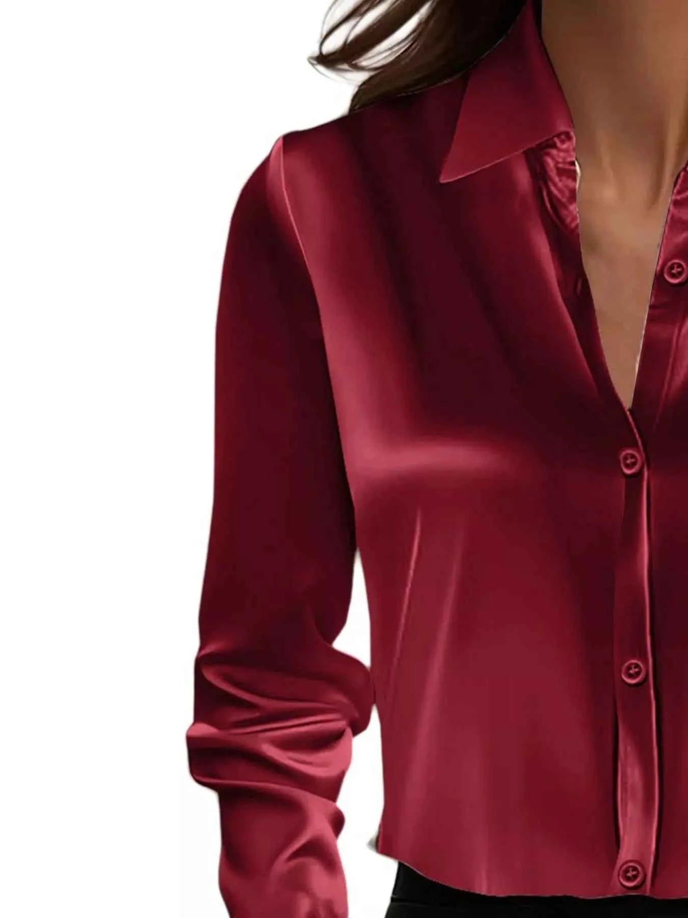 Full Size Button Down Collared Neck Long Sleeve Shirt Plus Size 698f8093-1f76-4e29-a582-d389b9e55f32-Max-Origin