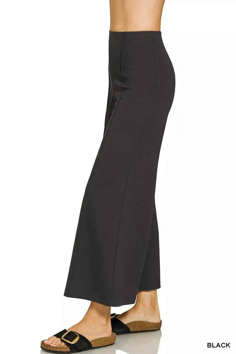 Zenana Heavy Ponte Elastic Waistband Pintuck Pants 699b14fea2cb4581babd9e63dd51e22c-Max-Origin