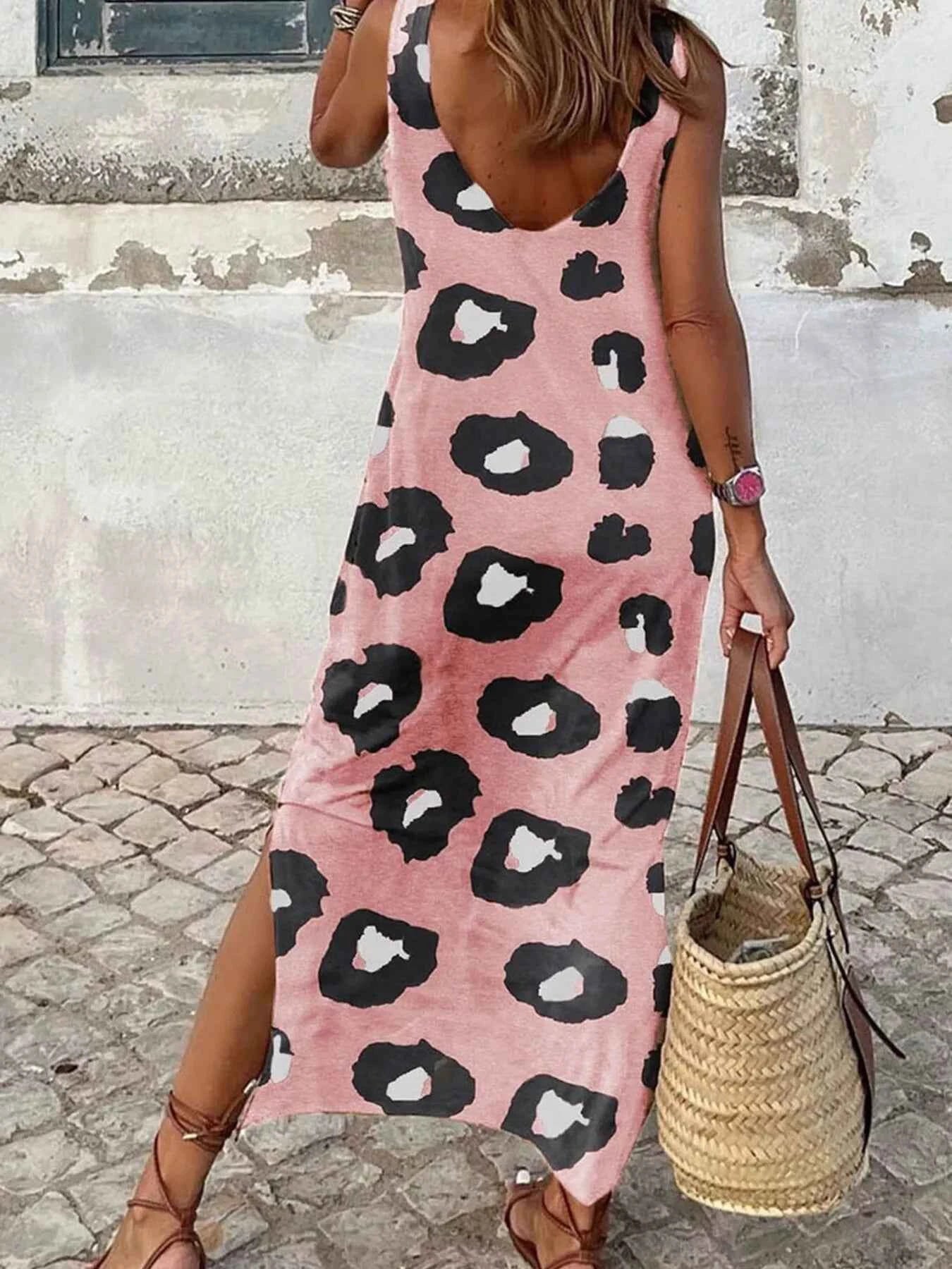 Slit Leopard Sleeveless Maxi Dress 69aad2aec40e44aabf64a7d0eb71436a-Max-Origin