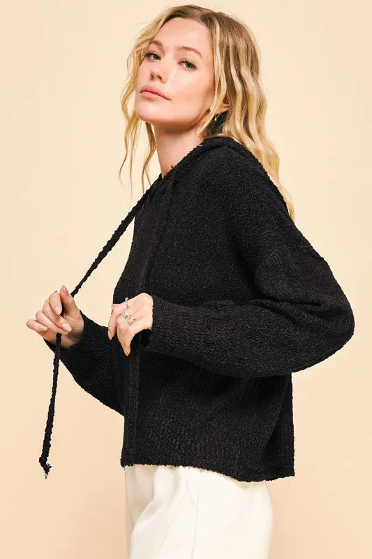 Drop Shoulder Long Sleeve Hooded Sweater 69bbb963-8c2c-4e07-8b92-10412f8415f8-Max