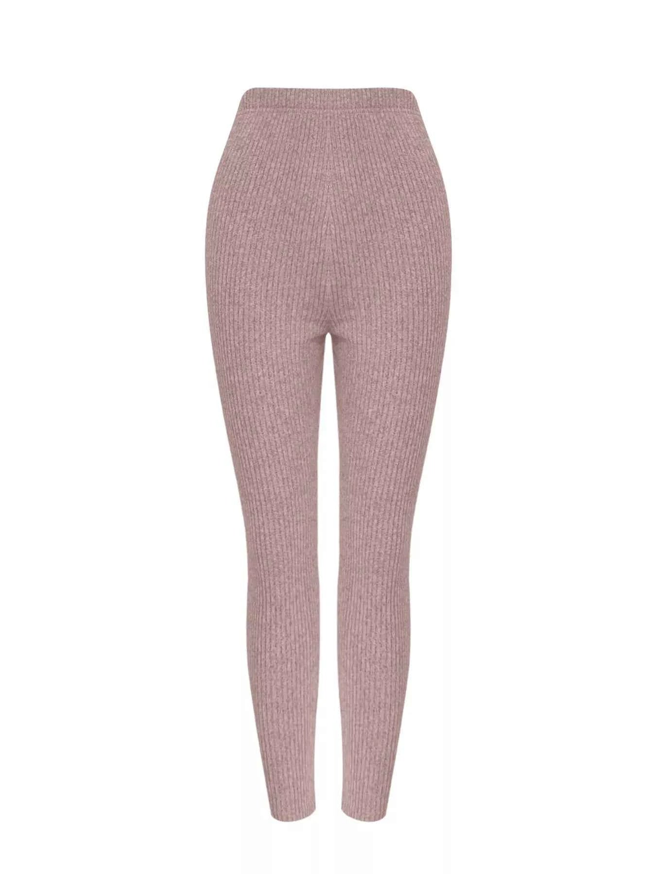 Ribbed Knit Long Sleeve Top and Pants Set 69d7a2ee9c2746ad9595d6b3390329a9-Max-Origin