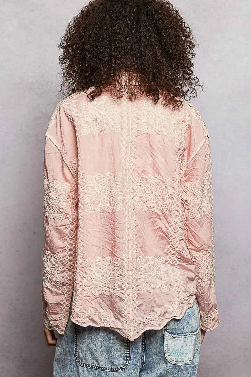 POL Embroidery Button Down Long Sleeve Shirt 69e21e29-ba3f-4b63-b976-feffe1f41da2-Max-Origin