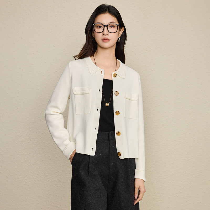 The French-Inspired Crochet-Detail Polo Cardigan Ivory White 6E5BF6189389D5819F4BC17729D0B3E1_bf3159c8-e988-4396-9c76-cfb0354b0966