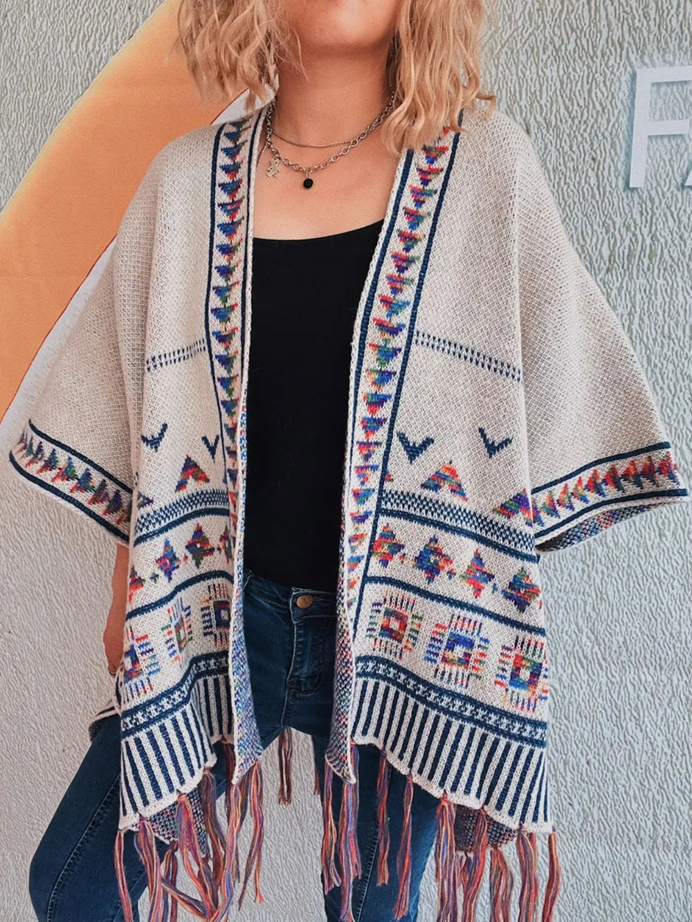 Fringe Open Front Cardigan 6a18afb2-3464-49b7-adfe-f9087033e607-Max
