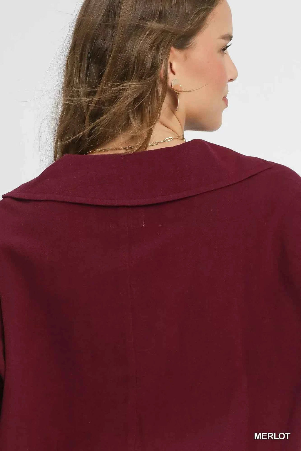 Umgee Linen Long Sleeves Elastic Hem Blouse 6a1e8b89-90f9-4d48-bf66-9daf1fb469a9-Max-Origin