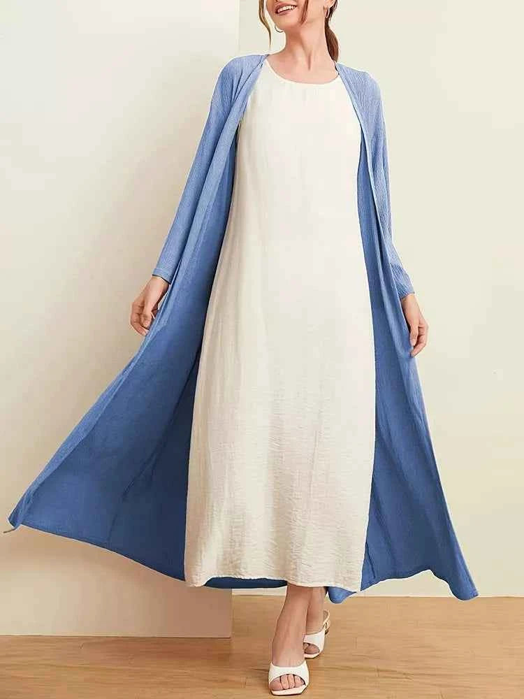 Open Front Long Sleeve Longline Cardigan 6a2033a0-fbad-43bf-a28c-d7755542cc7f-Max-Origin