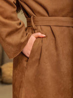 Plus Size Tied Long Sleeve Hooded Coat with Pockets 6a438da7-7141-4b85-b904-829d9269203c-Max