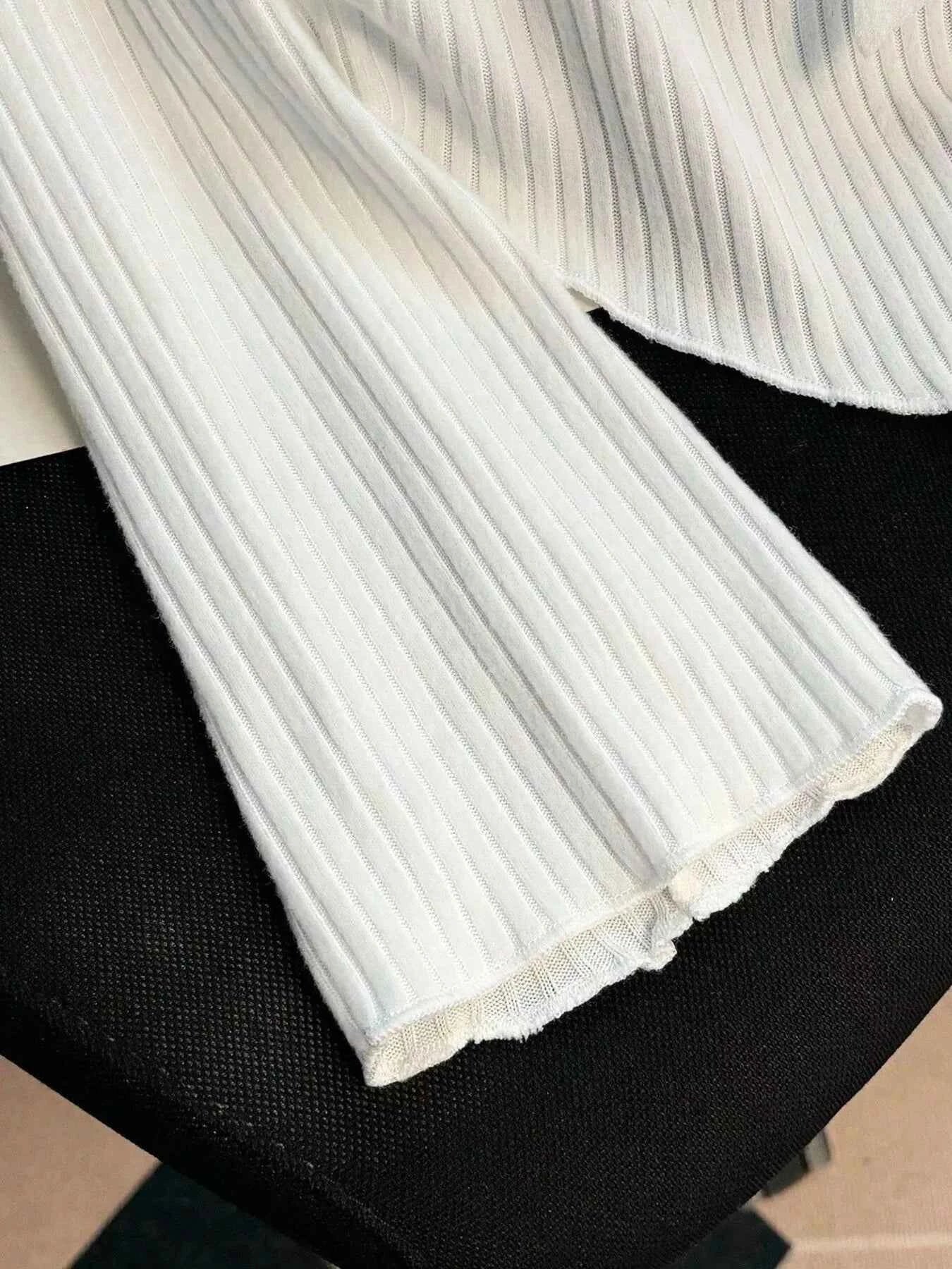 Off-Shoulder Bowknot Ribbed Knit T-Shirt 6a54d2cf073f46e895fecf3ec57c19ca-Max-Origin