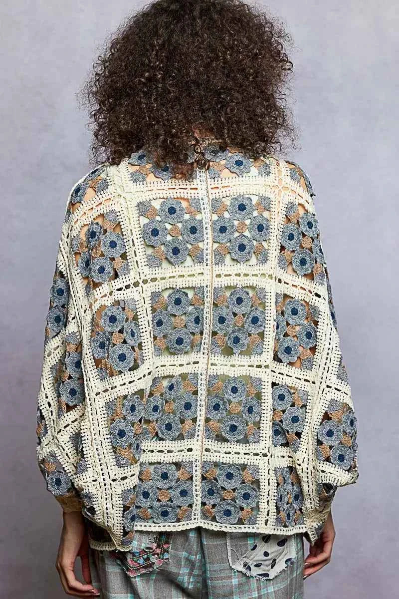 POL Open Front Floral Crochet Cardigan 6a63bc85-4c0c-4000-9cce-7b0bb9936697-Max-Origin