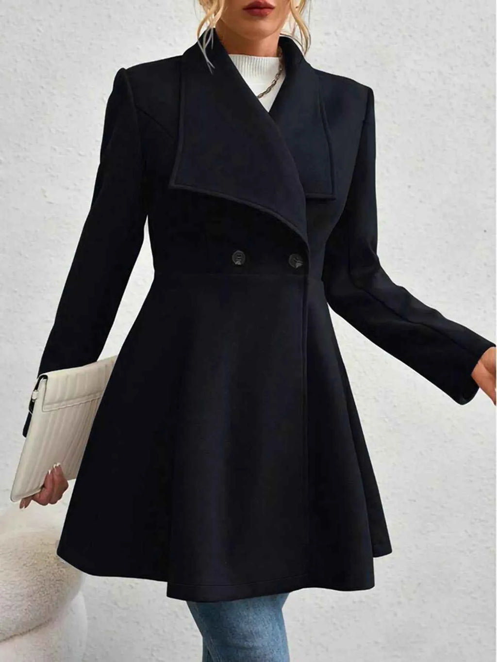 Double-Breasted Wool Blend Coat 6a6831b2870d470789d4ea6a80c215df-Max-Origin