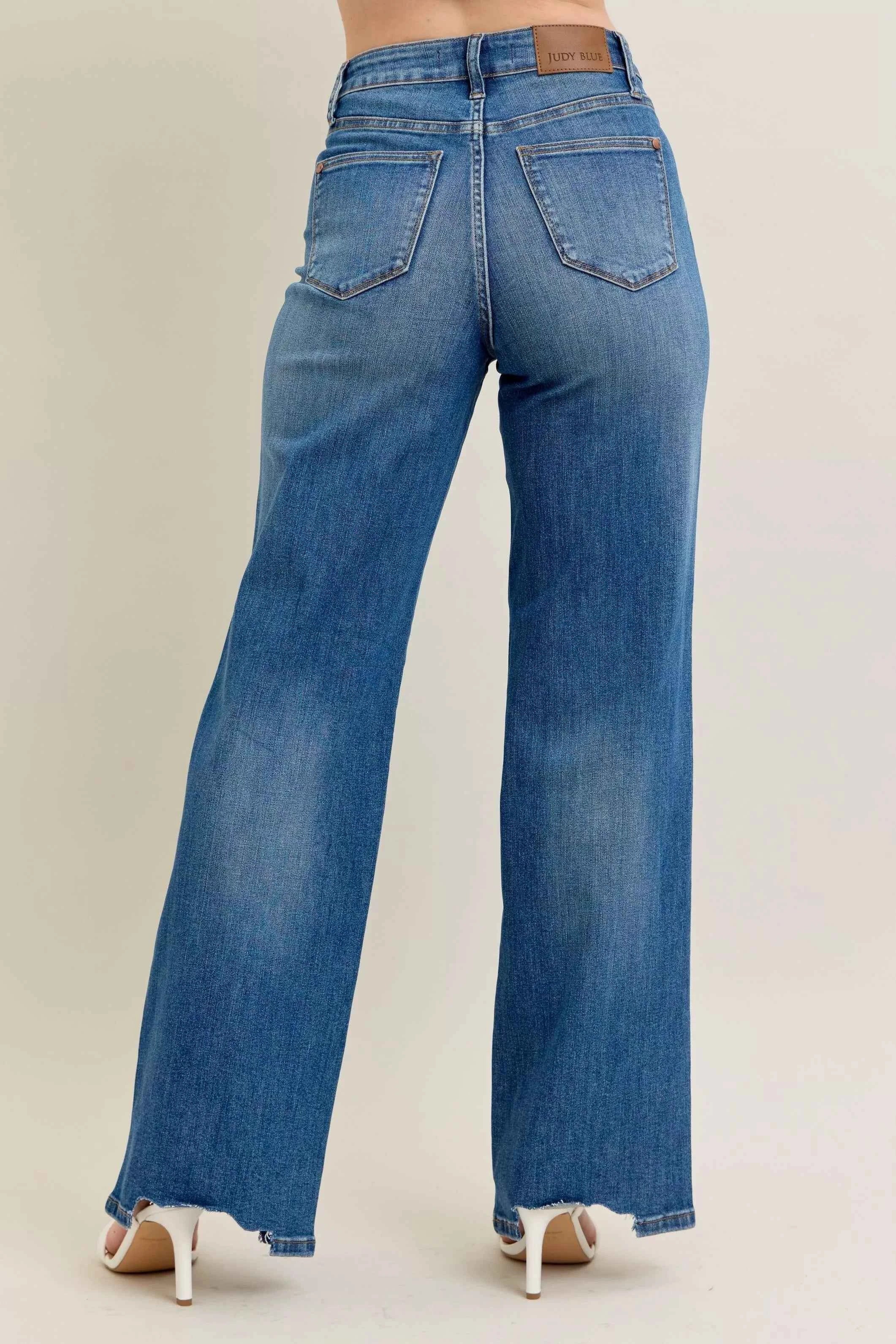 Judy Blue Full Size High Waist Tummy Control Chew Hem Destroy Wide Jeans Plus Size 6a6a2daf9cdd4901915738c3a7740ab2-Max-Origin