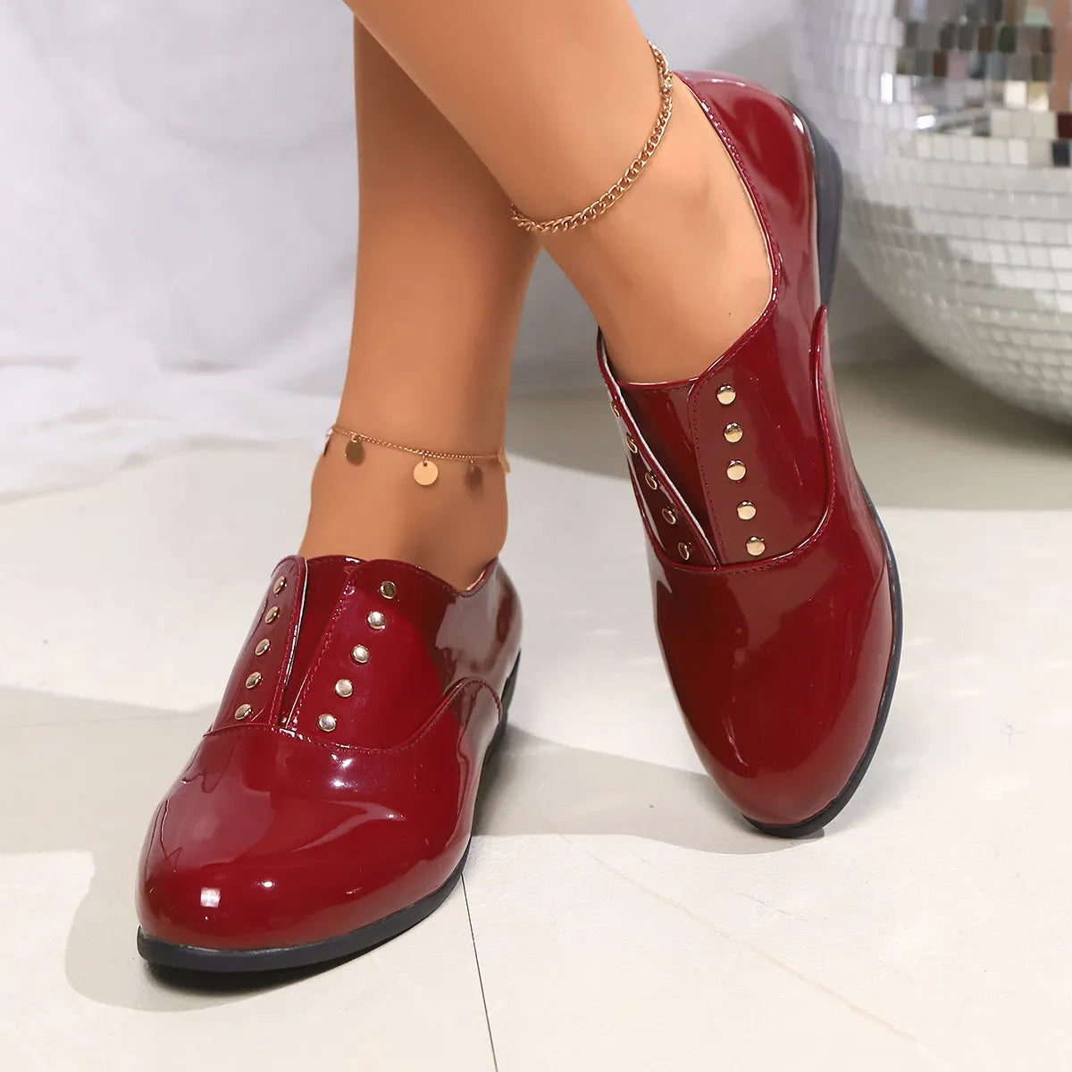 Point Toe Flats Slip-Ons Burgundy 6a6bb149-459e-4784-9f68-48fb3b8a0e10-Max-Origin
