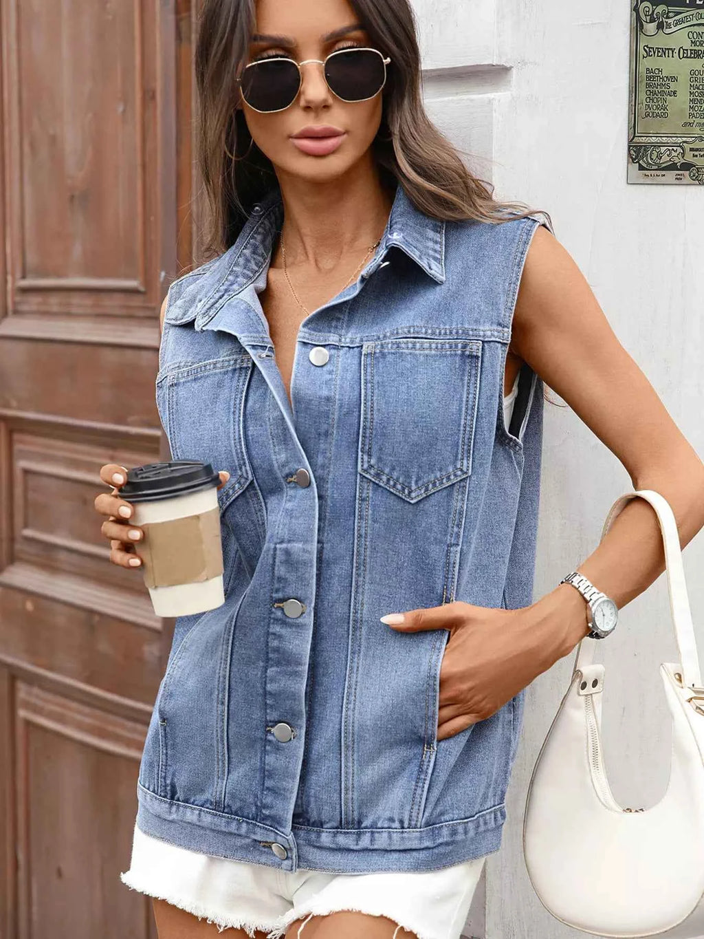 Button Up Removable Hooded Sleeveless Denim Jacket 6a744b6774f14491a493079bf8c4bbad-Max-Origin